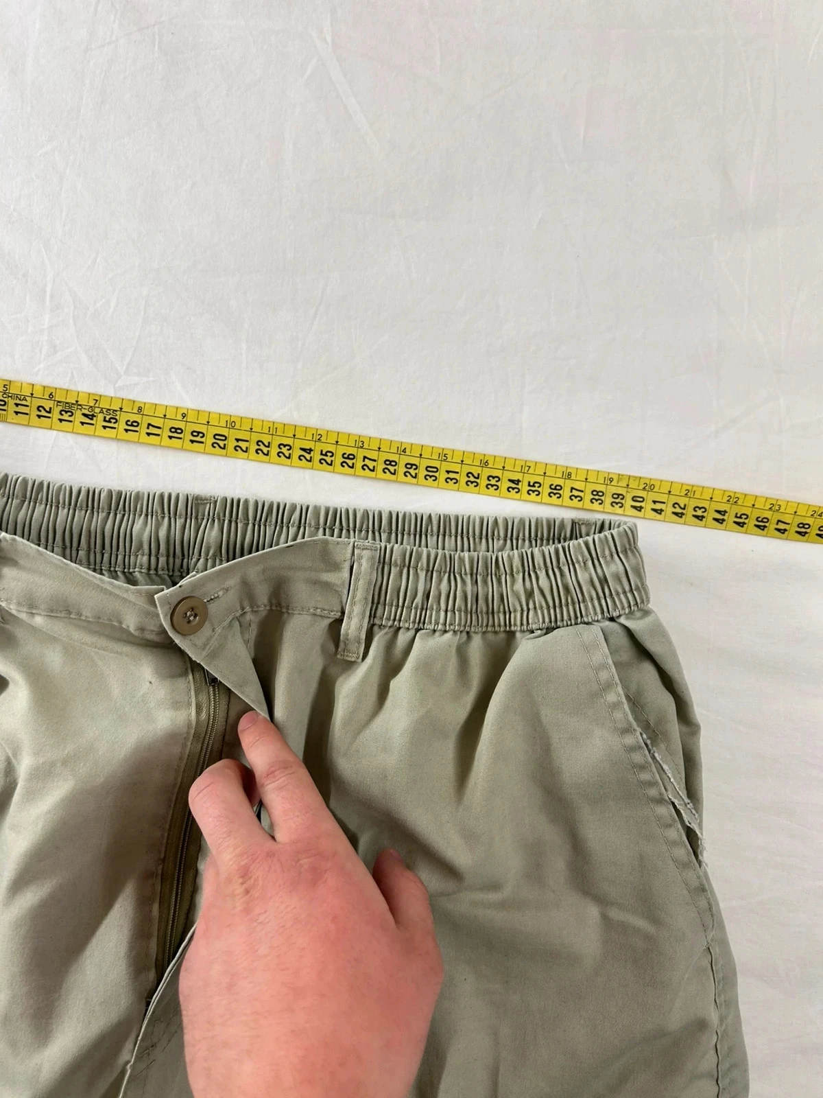 Beige crème vintage cargo short – photo 6